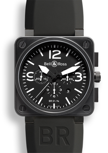 Réplique Bell & Ross BR 01-94 Chronographe de carbone Montre